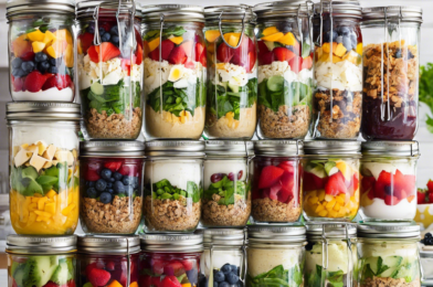 Mason Jar Meal Prep: Healthy Parfaits, Salads & Snacks