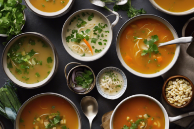 Broth & Stock Based Soups Using Pantry Basics